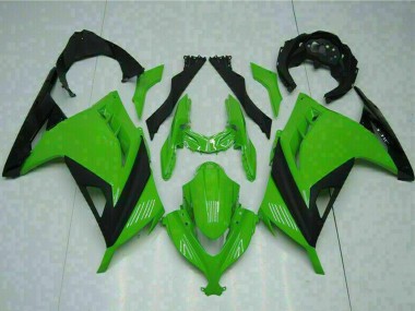Best 2013-2024 Kawasaki Ninja 300 EX300R Motorcycle Fairings - Green Black