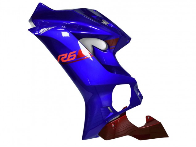 2017-2023 Yamaha YZF R6 Motorcycle Fairings - Blue Red