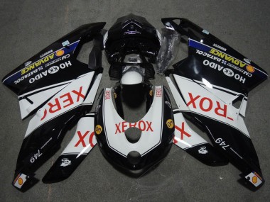 Best 2005-2006 Ducati 749 Motorcycle Fairings - White Glossy Black Red Xerox