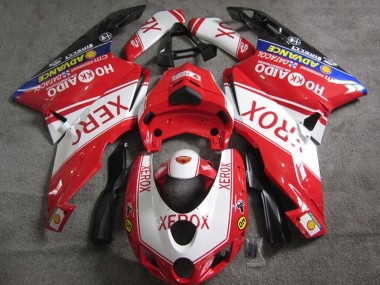 Best 2005-2006 Ducati 749 Motorcycle Fairings - White Red Blue Glossy Black Xerox