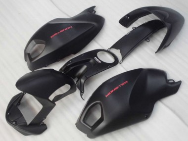 Best 2008-2012 Ducati Monster 696 Motorcycle Fairing - Matte Black
