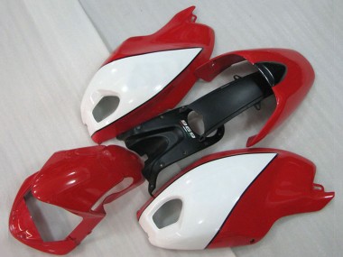 Best 2008-2012 Ducati Monster 696 Motorcycle Fairings - White Red