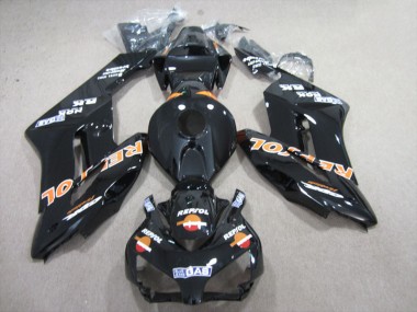 Best 2004-2005 Honda CBR1000RR Motorcycle Fairings - Glossy Black Orange Repsol