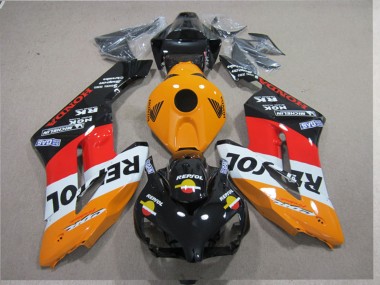 Best 2004-2005 Honda CBR1000RR Motorcycle Fairings Kits - Orange White Red Glossy Black Repsol