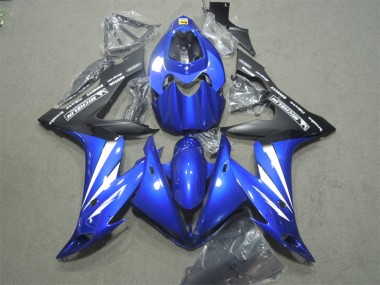 Best 2004-2005 Honda CBR1000RR Motorcycle Fairings - Blue White Matte Black