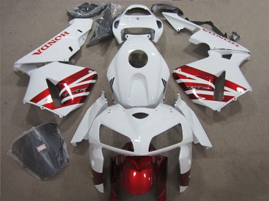 Best 2004-2005 Honda CBR1000RR Motorcycle Fairing - White Red Black