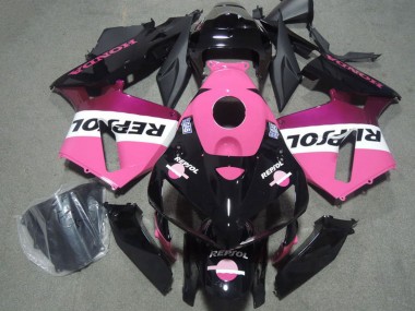 Best 2004-2005 Honda CBR1000RR Motorcycle Fairings - Pink White Glossy Black Repsol