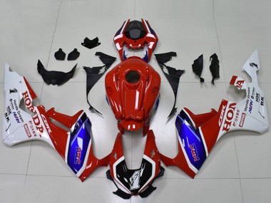 Best 2017-2023 Honda CBR1000RR Motorcycle Fairing - White Red Blue Black HRC