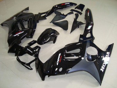 Best 1995-1996 Honda CBR600 F3 Motorcycle Fairings - Glossy Black Matte Black