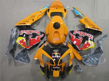 Best 2005-2006 Honda CBR600RR Motorcycle Fairings - Orange Black Red Bull