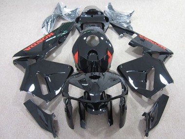 Best 2005-2006 Honda CBR600RR Motorcycle Fairings - Black with Red