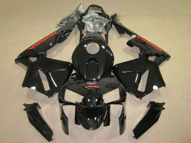Best 2005-2006 Honda CBR600RR Motorcycle Fairings - Glossy Black Red
