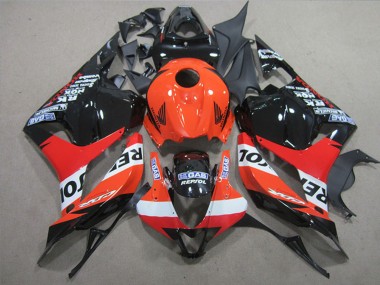 Best 2009-2012 Honda CBR600RR Full Motorcycle Fairings - Orange White Red Glossy Black Repsol