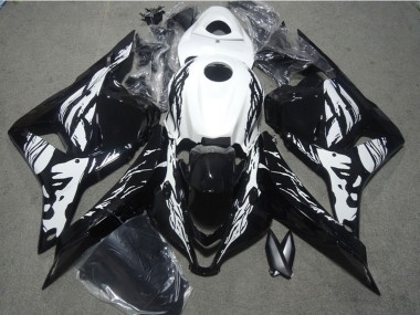 Best 2009-2012 Honda CBR600RR Bike Fairings - White Glossy Black
