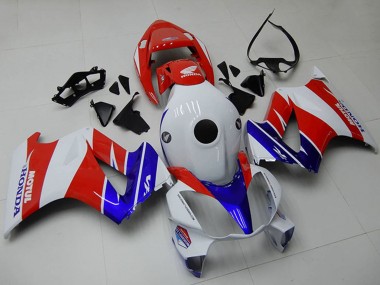 Best 2002-2013 Honda VFR 800 Motorcycle Fairings - White Red Blue