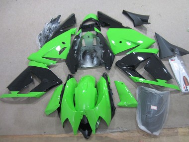 Best 2004-2005 Kawasaki ZX10R Motorcycle Fairings - Black Green