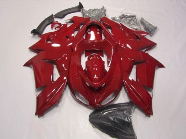 Best 2006-2007 Kawasaki ZX10R Motorcycle Fairings - Red