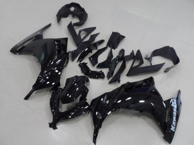 Best 2013-2018 Kawasaki ZX300R Motorcycle Fairing - Glossy Black