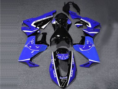 Best 2017-2023 Honda CBR1000RR Motorcycle Fairings - Blue White Glossy Black Bull