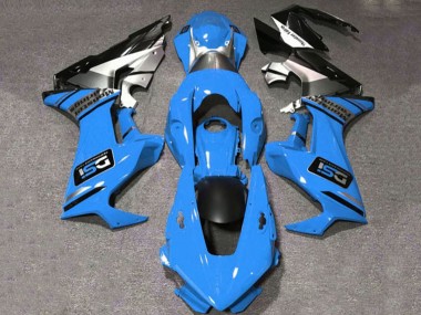 Best 2017-2023 Honda CBR1000RR Motorcycle Fairings - Blue White Silver Glossy Black DSI