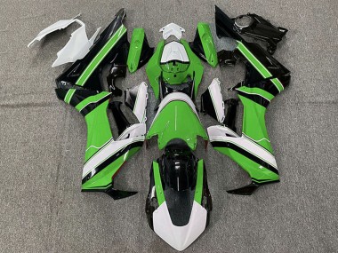 Best 2017-2023 Honda CBR1000RR Motorcycle Fairing - White Green Glossy Black
