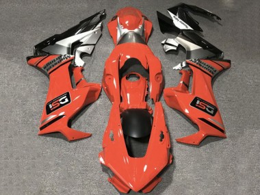Best 2017-2023 Honda CBR1000RR Motorcycle Fairings - Orange White Silver Glossy Black DSI