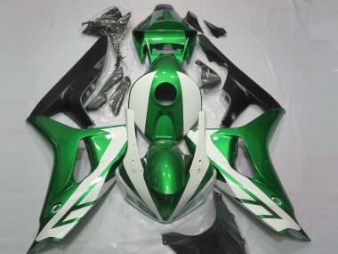 Best 2006-2007 Honda CBR1000RR Motorcycle Fairings - Green White Matte Black