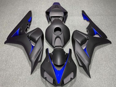 Best 2006-2007 Honda CBR1000RR Motorcycle Fairings - Matte Black Blue