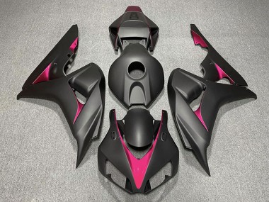 Best 2006-2007 Honda CBR1000RR Motorcycle Fairings - Matte Black Pink