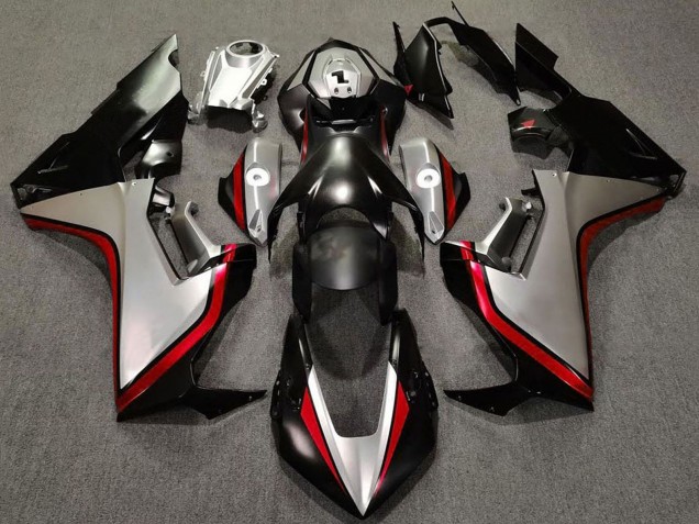 2017-2023 Honda CBR1000RR Motorcycle Fairings - Silver Red Glossy Black