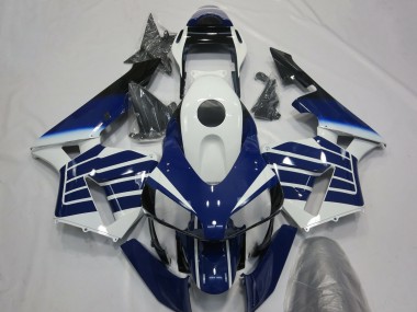 Best 2003-2004 Honda CBR600RR Motorcycle Fairings - White Blue