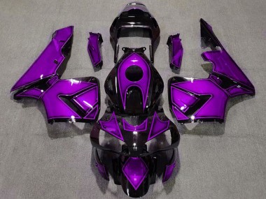 Best 2003-2004 Honda CBR600RR Motorcycle Fairings - Purple Glossy Black
