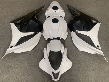 Best 2009-2012 Honda CBR600RR Motorcycle Fairings - White Matte Black
