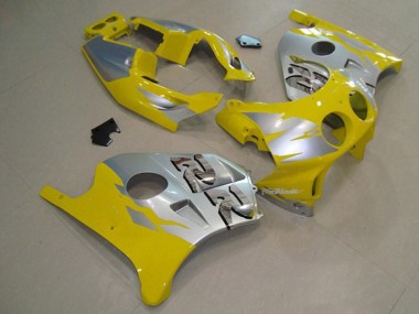 Best 1990-1998 Honda CBR250RR Motorcycle Fairings - Silver Yellow