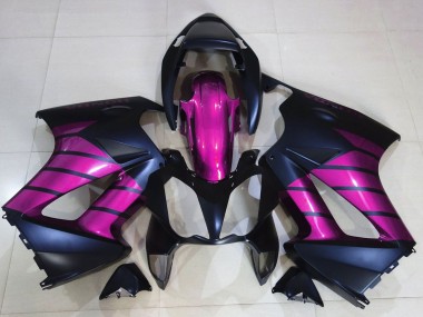 Best 2002-2013 Honda VFR 800 Motorcycle Fairings - Purple Matte Blue Matte Black