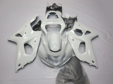 Best 2000-2002 Suzuki GSXR 1000 Motorcycle Fairings - Glossy White