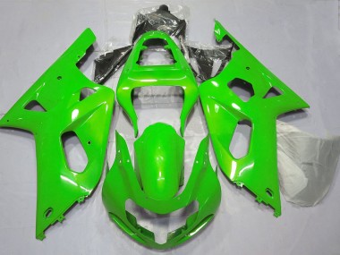 Best 2001-2003 Suzuki GSXR 600 / GSXR 750 Motorcycle Fairings - Green