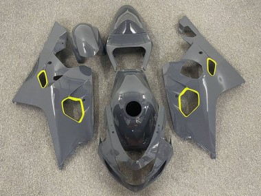 Best 2004-2005 Suzuki GSXR 600 / GSXR 750 Motorcycle Fairings - Nardo Grey Neon Yellow