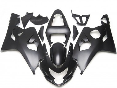 Best 2004-2005 Suzuki GSXR 600 / GSXR 750 Motorcycle Fairings - Matte Black Style
