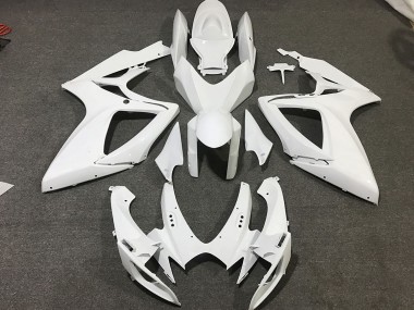 Best 2006-2007 Suzuki GSXR 600 / GSXR 750 Motorcycle Fairings - White
