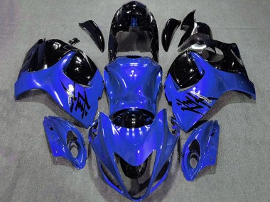 Best 2008-2020 Suzuki GSXR 1300 Motorcycle Fairings - Glossy Blue and Black