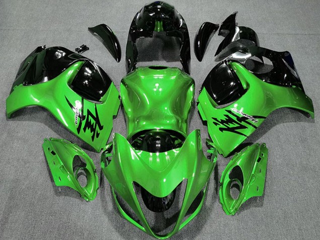 2008-2020 Suzuki GSXR 1300 Motorcycle Fairings - Glossy Green and Black