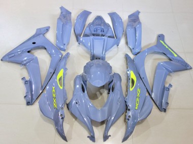Best 2016-2020 Kawasaki ZX10R Motorcycle Fairings - Light Blue Yellow