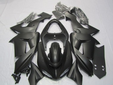 Best 2006-2007 Kawasaki ZX10R Motorcycle Fairings - Matte Black