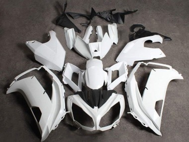 Best 2009-2011 Kawasaki Ninja 650R Motorcycle Fairings - White