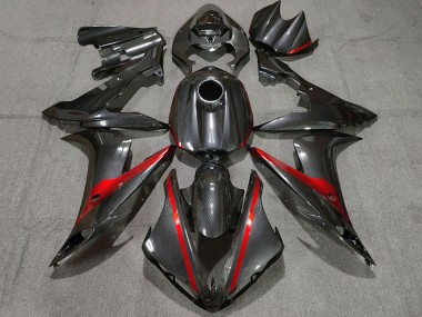 Best 2004-2006 Yamaha R1 Motorcycle Fairings - Carbon Fiber Style Red