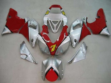 Best 1998-1999 Yamaha R1 Motorcycle Fairings - Silver Red Yellow 7
