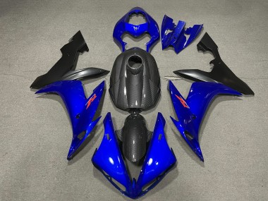 Best 2004-2006 Yamaha R1 Motorcycle Fairings - Carbon Fiber Style Blue