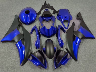 Best 2008-2016 Yamaha R6 Motorcycle Fairing - Blue Matte Black