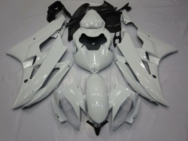 Best 2006-2007 Yamaha R6 Motorcycle Fairings - Glossy White